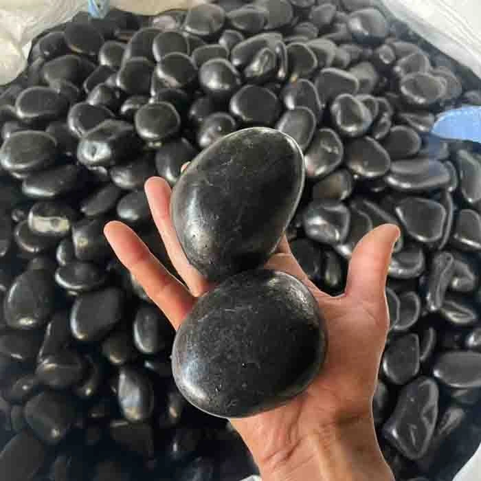 large black pebbles for garden large black pebbles for garden